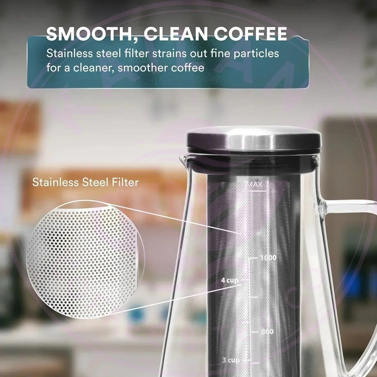 Cold Brew Maker 1.0L/34oz and 1.5L/51oz Ovalware