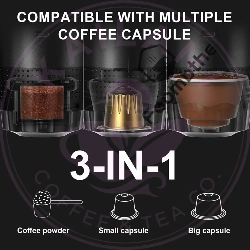 Portable Espresso Coffee Machine - 3in1 Travel Brew WTN Essentials