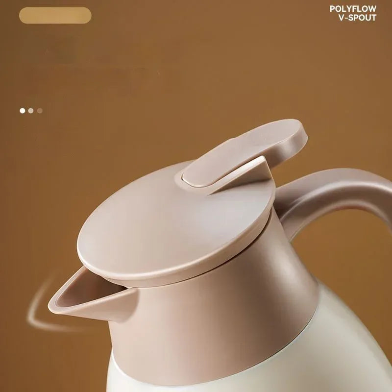 2000ML Mega Thermal Pot - 48-Hour Hot & Cold Insulated Coffee Teapot - Kailani Coffee & Tea Co.