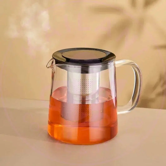 High Borosilicate Glass Flower Teapot Set - DecorBites™ - Kailani Coffee & Tea Co.