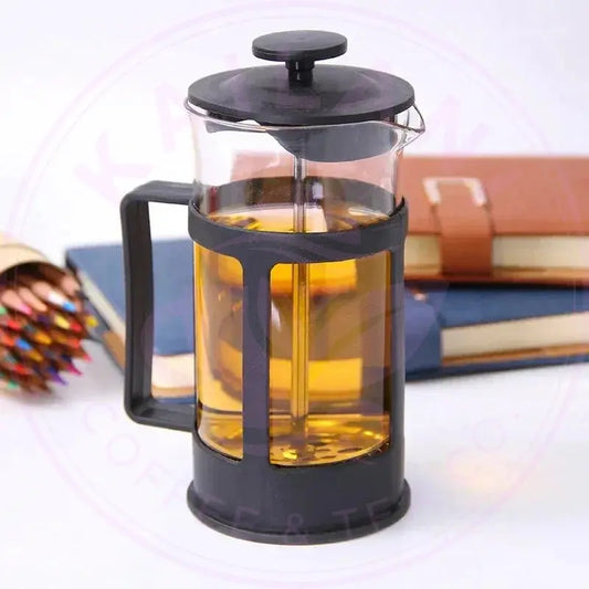 DecorBites™ 350ml French Press Coffee Maker: Filter Coffee Pot with Moka Coffee Machine Decorbites
