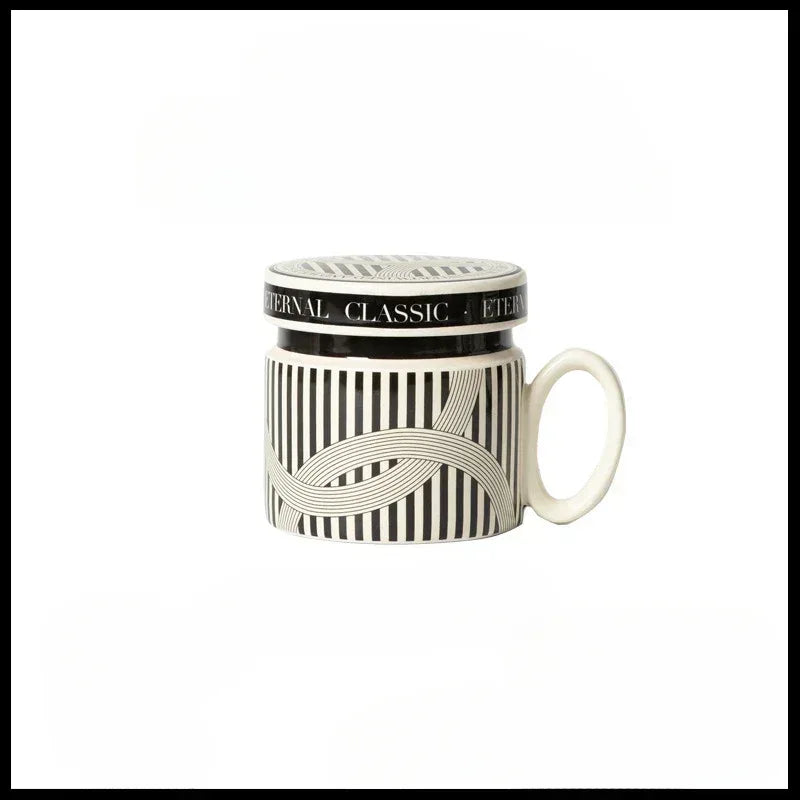 Personalized Espresso Cups with Lid - French Ceramic - Kailani Coffee & Tea Co.