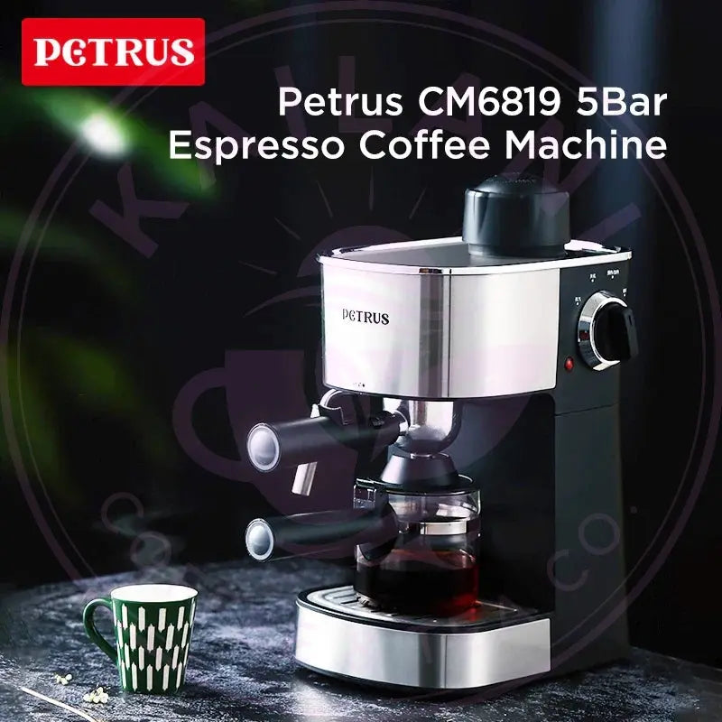 Petrus Espresso Machine with Milk Frother - 220V