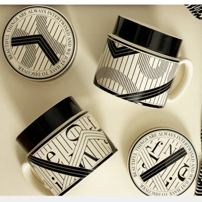 Personalized Espresso Cups with Lid - French Ceramic - Kailani Coffee & Tea Co.