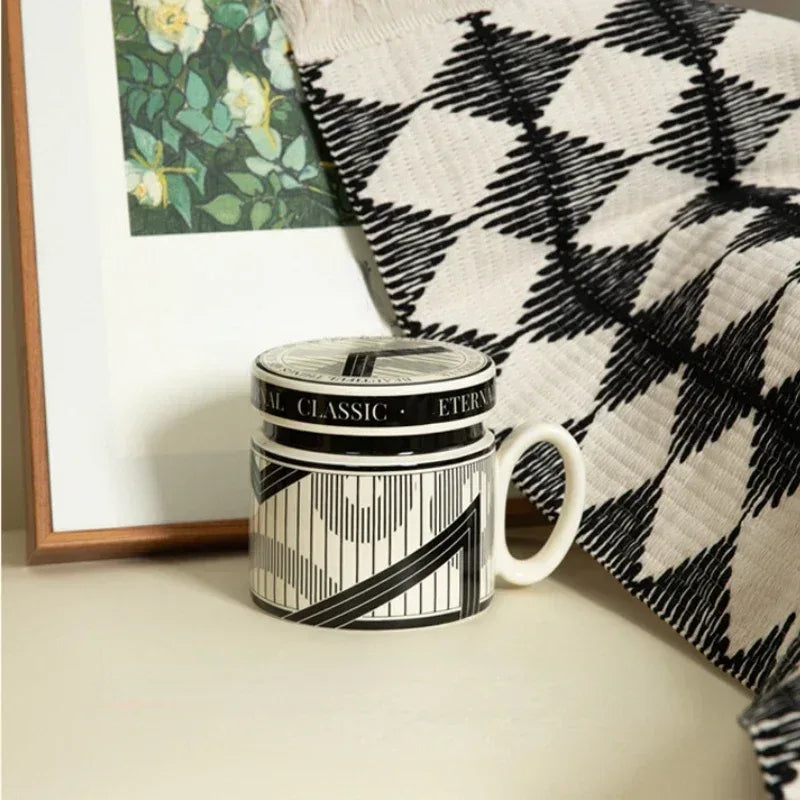 Personalized Espresso Cups with Lid - French Ceramic - Kailani Coffee & Tea Co.