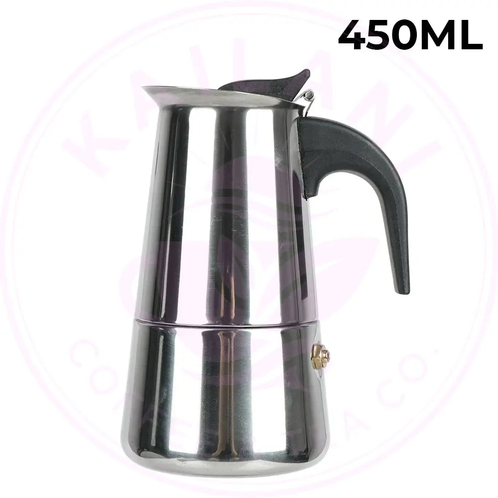 Moka Pot - Italian Octagonal Stainless Steel Coffee Maker