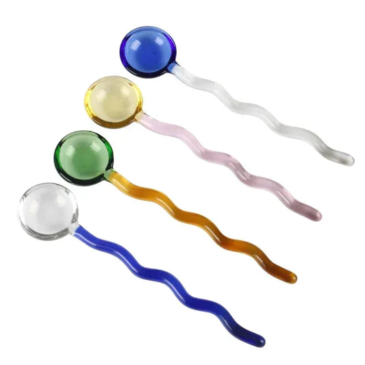 Glass Coffee Stirrer Spoon - DecorBites™ - Kailani Coffee & Tea Co.