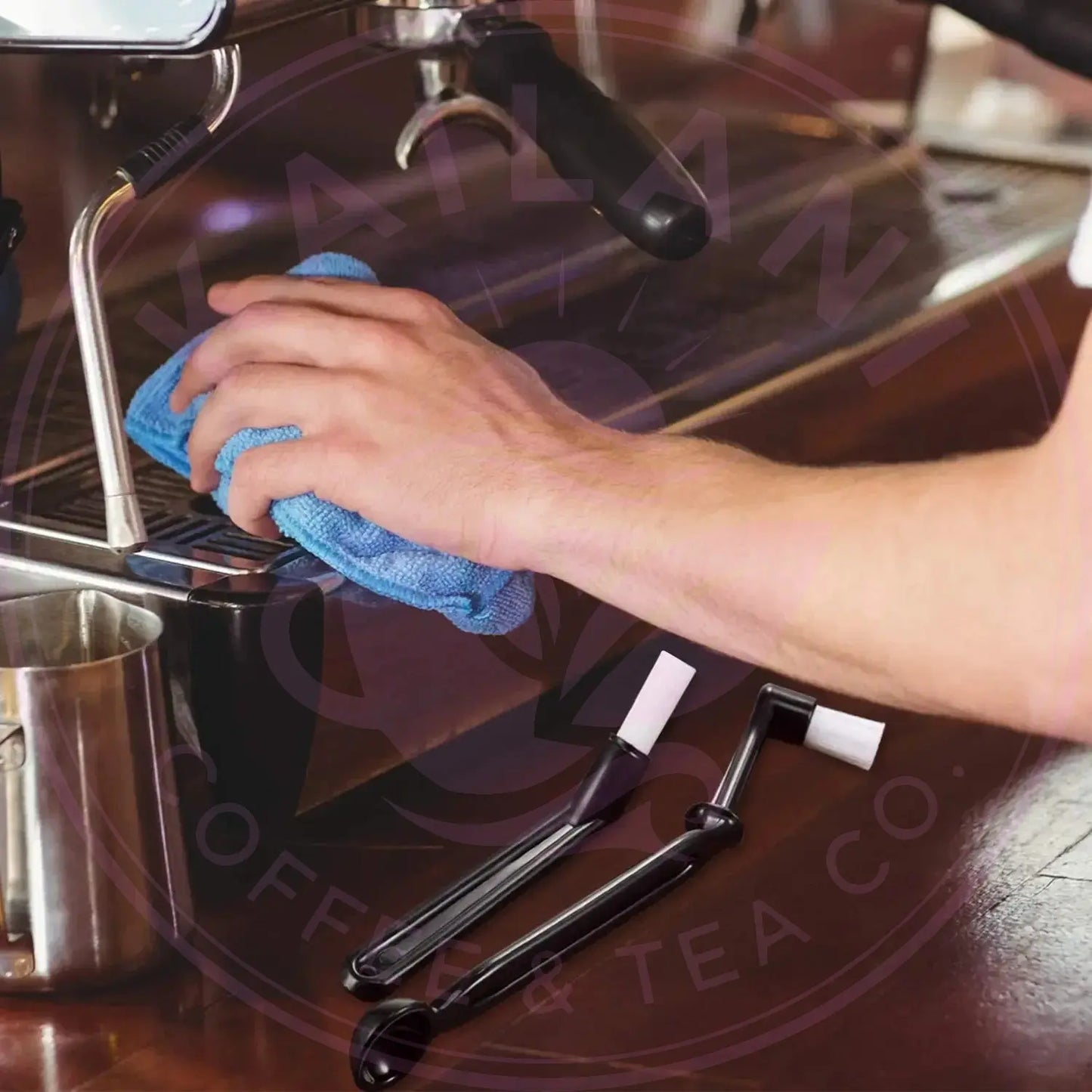 DecorBites™ Espresso Machine Cleaning Kit with Spoon and Brush Decorbites
