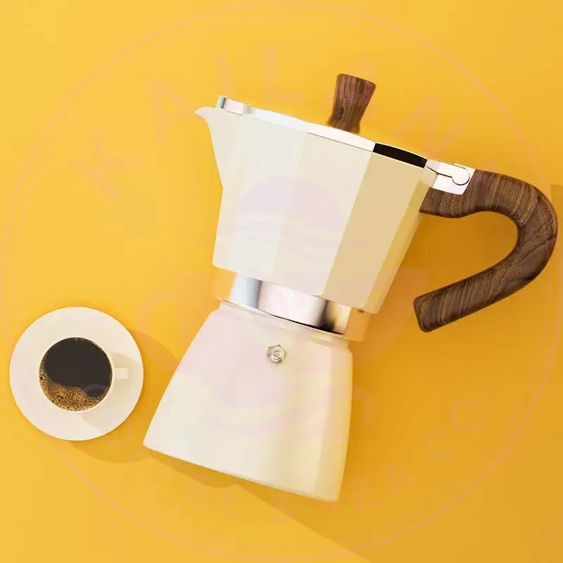 DecorBites™ 300ml Classic Coffee Machine by GIANXI: Aluminum Italian Stove Top Mocha Pot Decorbites