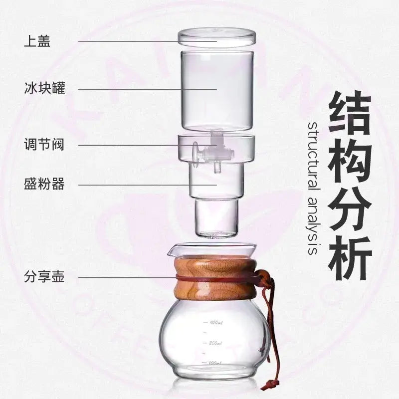 Glass Cold Brew Coffee Maker Set - DecorBites™ - Kailani Coffee & Tea Co.