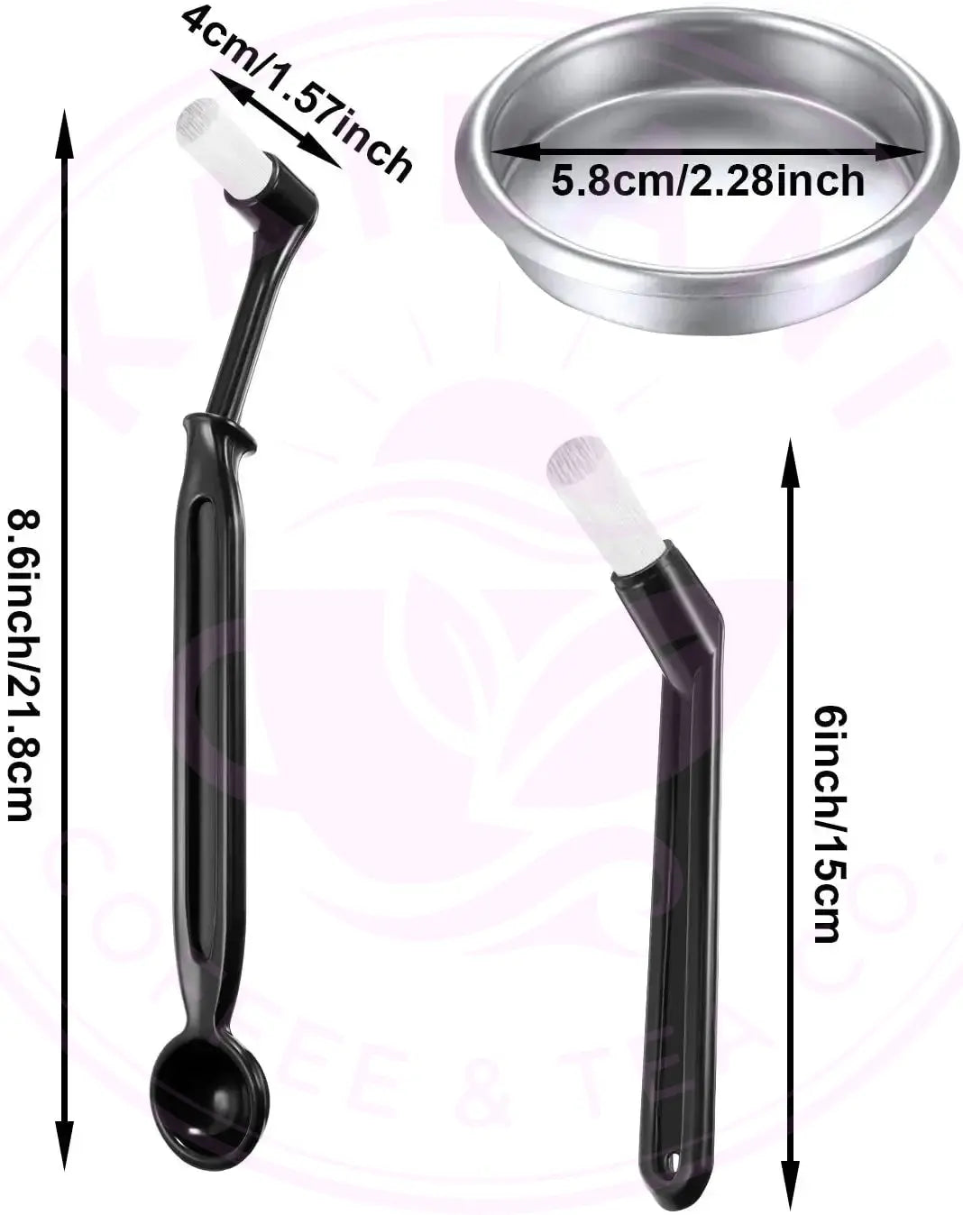 DecorBites™ Espresso Machine Cleaning Kit with Spoon and Brush Decorbites