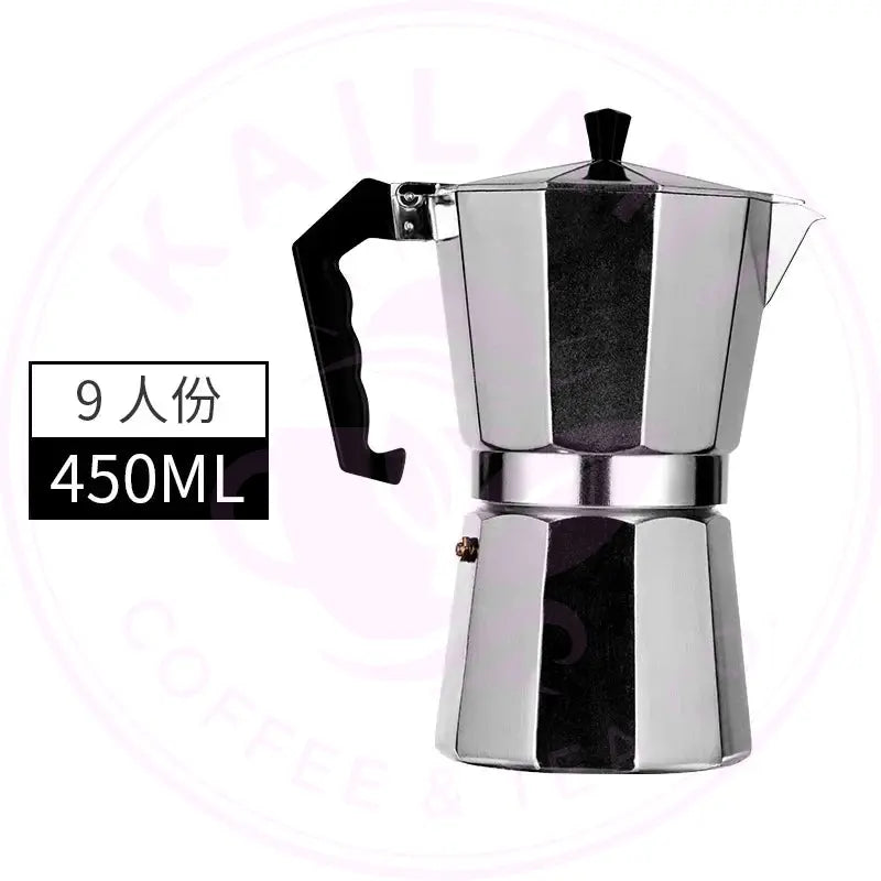 Moka Pot - Italian Octagonal Stainless Steel Coffee Maker