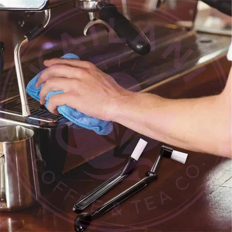 DecorBites™ Coffee Machine Cleaning Brush Set: Wooden Grinder & Nylon Espresso Brushes Decorbites
