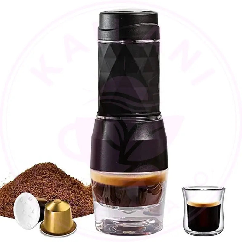 Portable Coffee Machine - 3in1 Manual Espresso Maker WTN Essentials