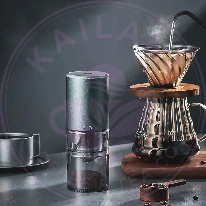 Electric Coffee Bean Grinder - DecorBites™ - Kailani Coffee & Tea Co.
