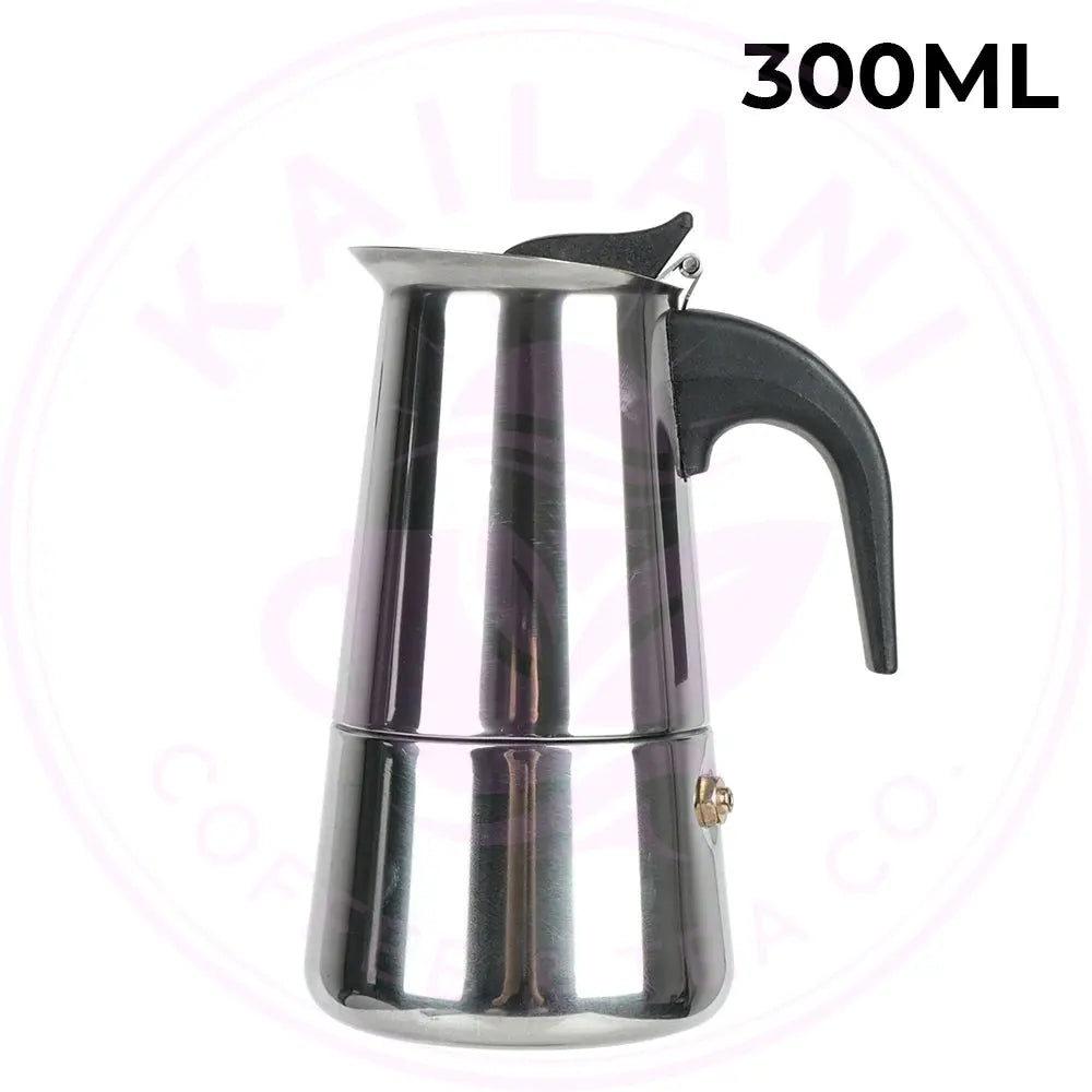 Moka Pot - Italian Octagonal Stainless Steel Coffee Maker