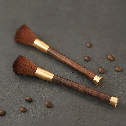 Espresso Brush - Wooden Handle Coffee Grinder Cleaning Brush - Kailani Coffee & Tea Co.