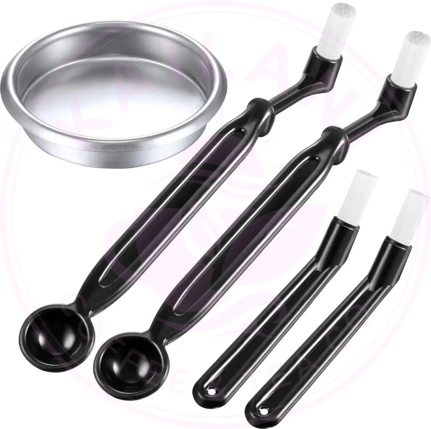 DecorBites™ Espresso Machine Cleaning Kit with Spoon and Brush Decorbites