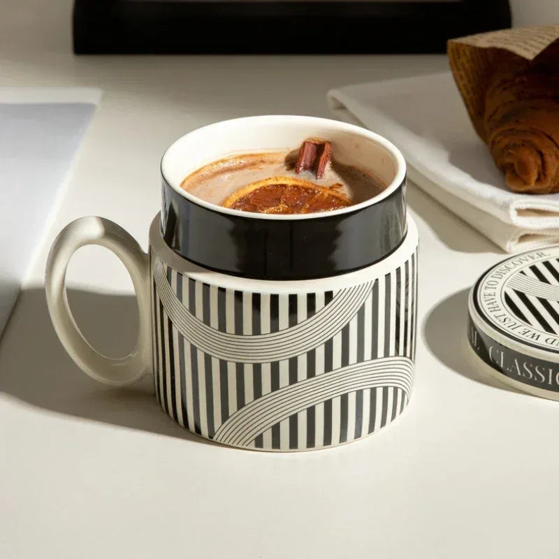 Personalized Espresso Cups with Lid - French Ceramic - Kailani Coffee & Tea Co.