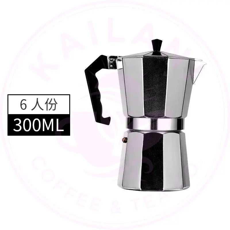 Moka Pot - Italian Octagonal Stainless Steel Coffee Maker