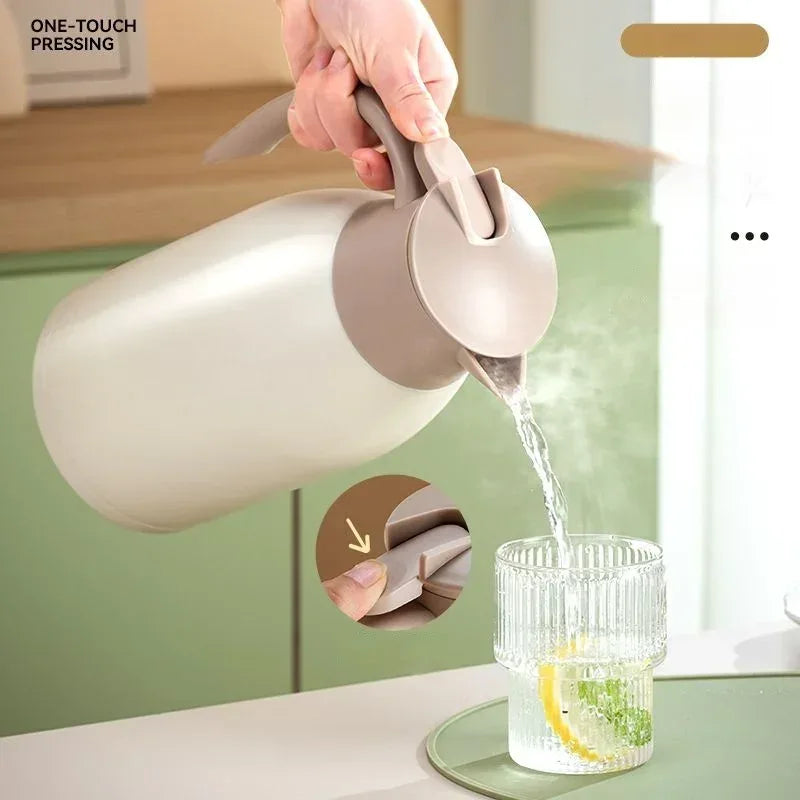 2000ML Mega Thermal Pot - 48-Hour Hot & Cold Insulated Coffee Teapot - Kailani Coffee & Tea Co.