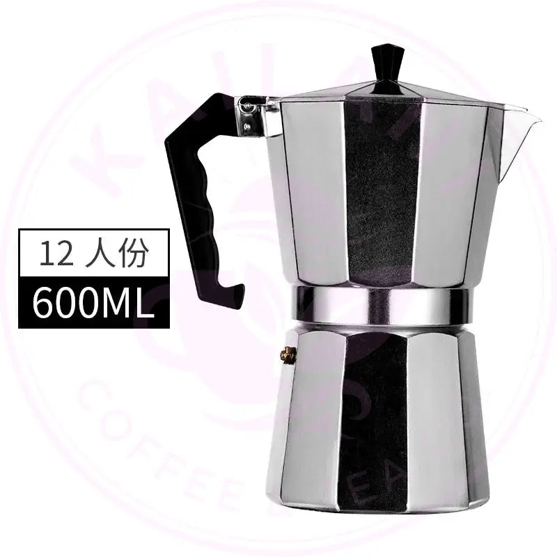 Moka Pot - Italian Octagonal Stainless Steel Coffee Maker