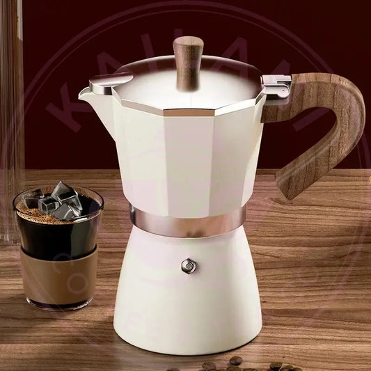 DecorBites™ 300ml Classic Coffee Machine by GIANXI: Aluminum Italian Stove Top Mocha Pot Decorbites