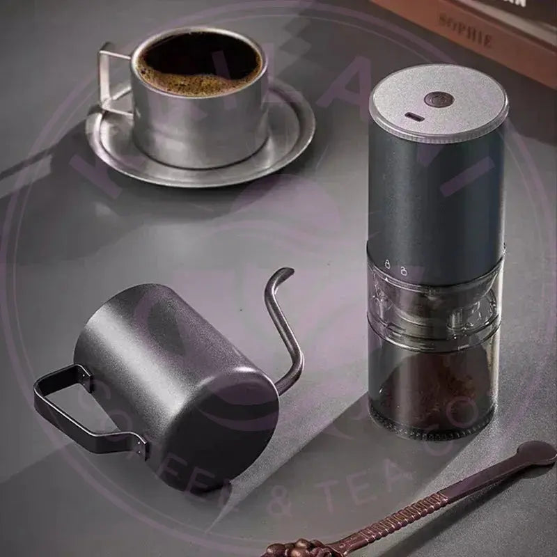 Electric Coffee Bean Grinder - DecorBites™ - Kailani Coffee & Tea Co.