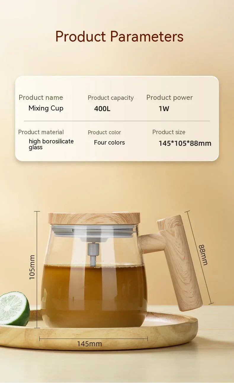 Self-Stirring Coffee Mug 400ML | Electric Automatic Mixing Cup - Kailani Coffee & Tea Co.