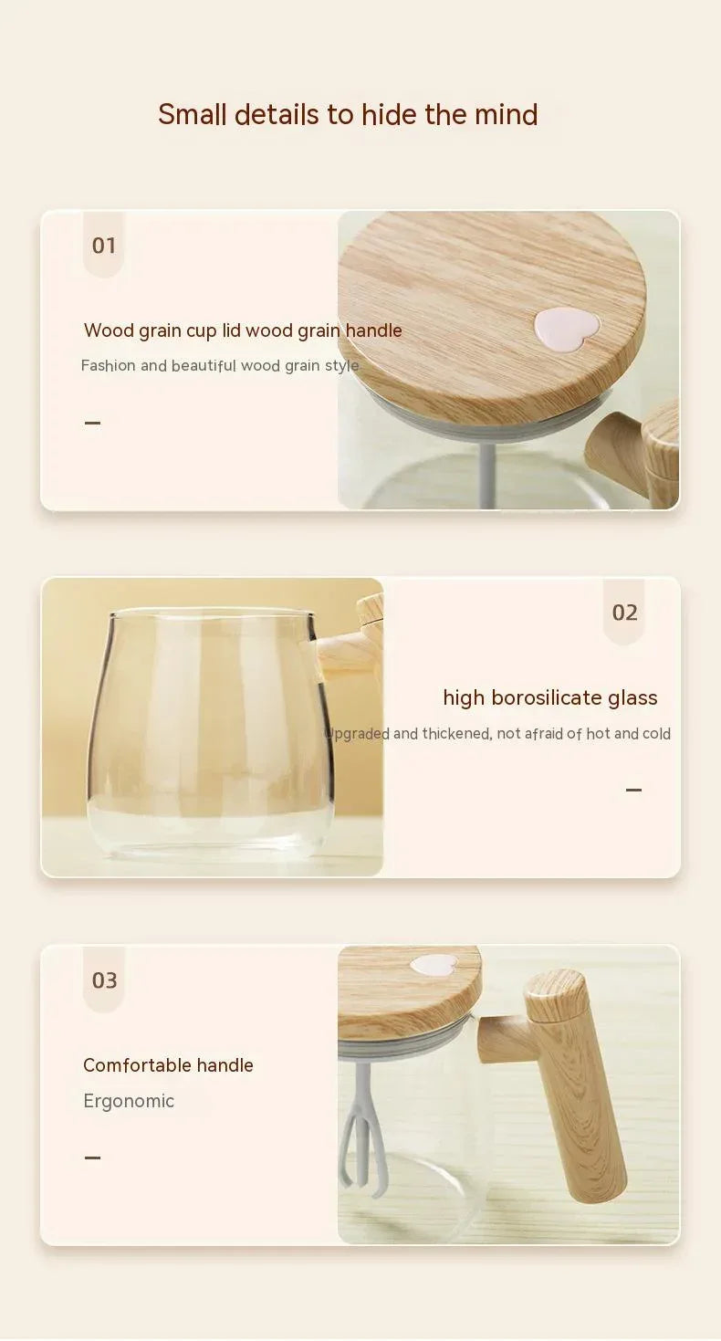 Self-Stirring Coffee Mug 400ML | Electric Automatic Mixing Cup - Kailani Coffee & Tea Co.