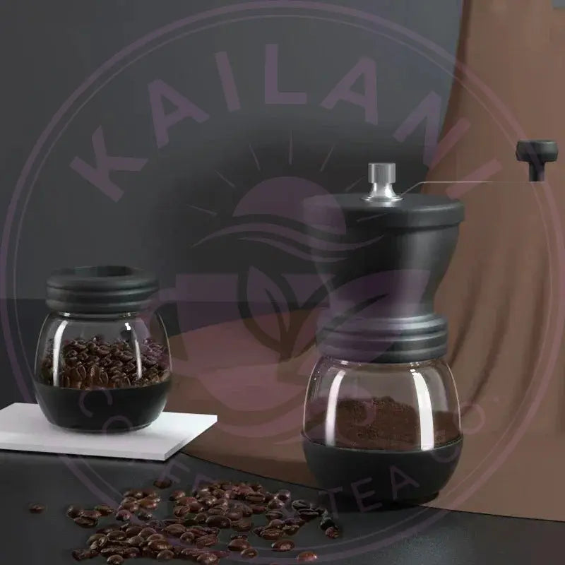Hand Rocking Coffee Grinder - Adjustable Manual Bean Mill - Kailani Coffee & Tea Co.