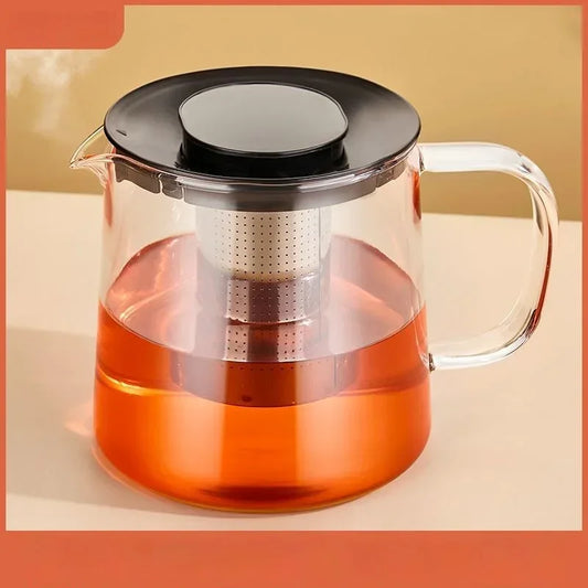 High Borosilicate Glass Flower Teapot Set - DecorBites™ - Kailani Coffee & Tea Co.