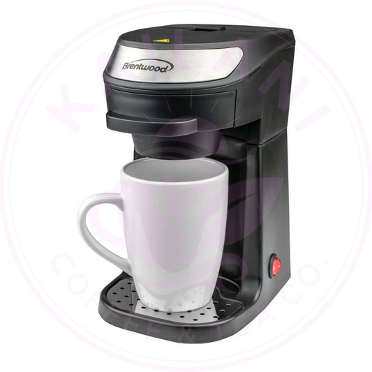 Brentwood Single Serve Coffee Maker in Black with Mug LuxuryLifeWay Online Store