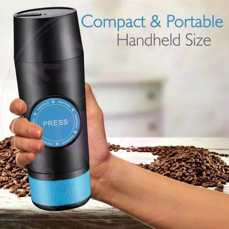 2 in 1 Capsule & Ground Mini Espresso Portable Coffee Maker