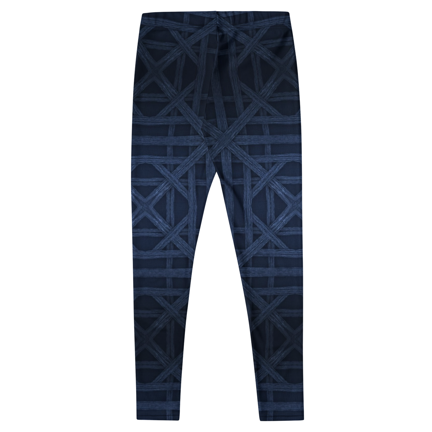 Kailani Navy Braid Athletic Leggings - UPF 50+ Four-Way Stretch