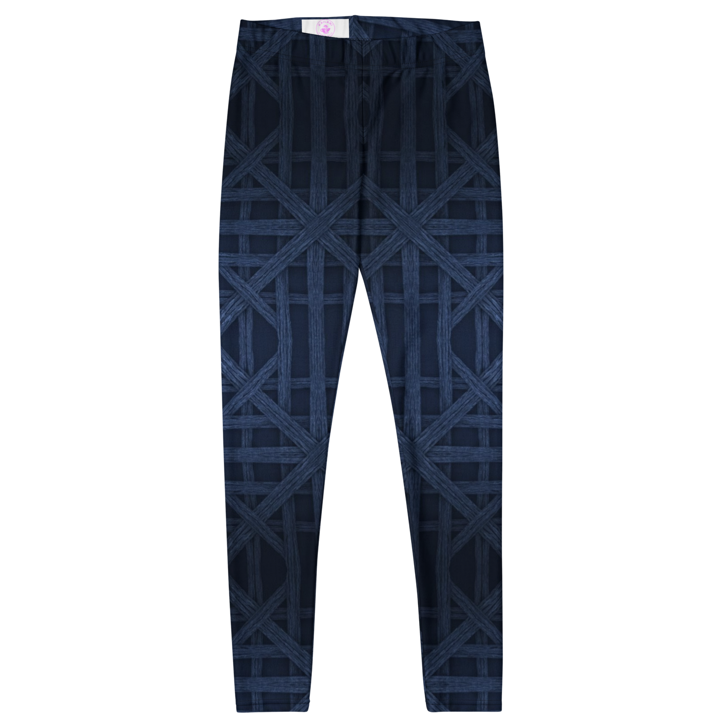 Kailani Navy Braid Athletic Leggings - UPF 50+ Four-Way Stretch