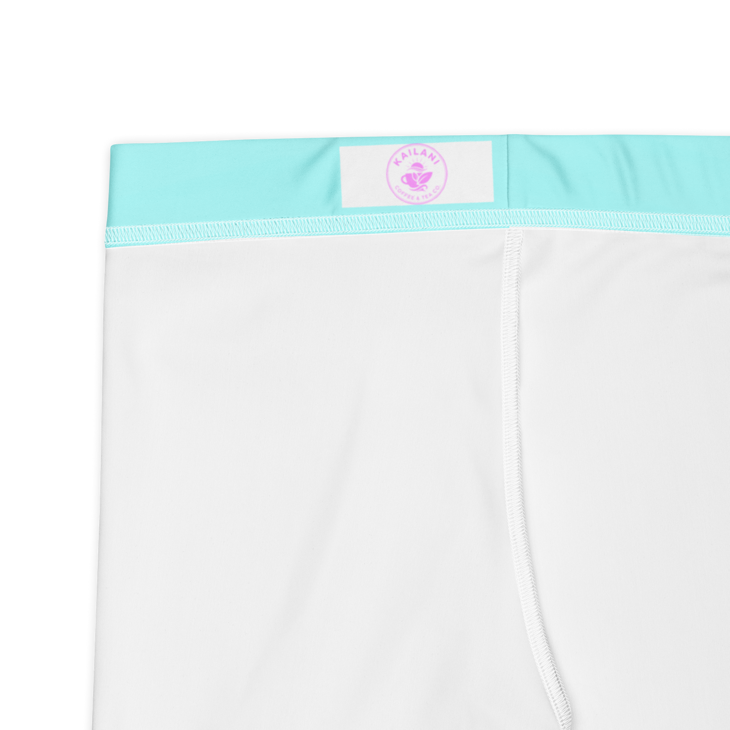 Kailani Hibiscus Wave Athletic Leggings - UPF 50+ Four-Way Stretch