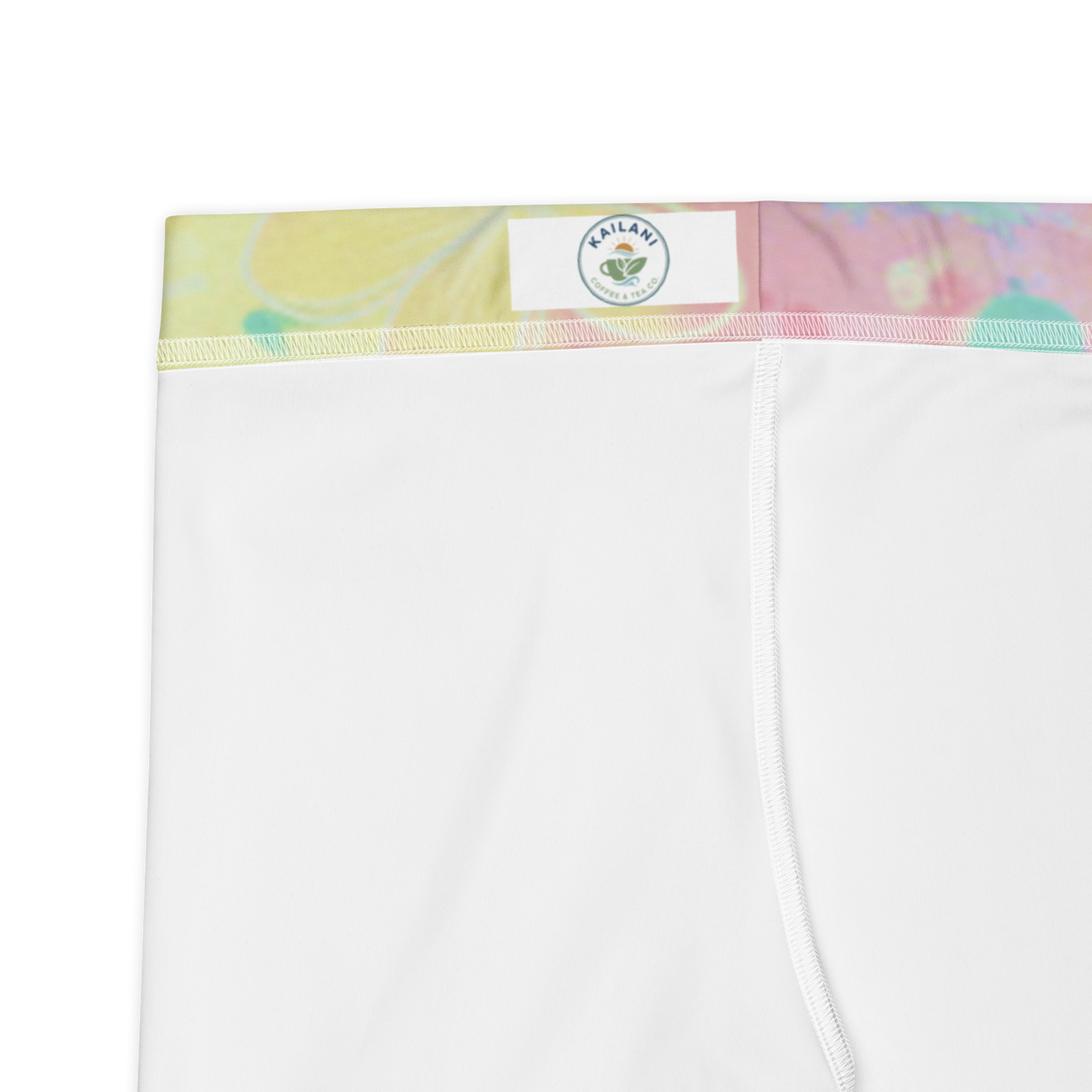 Kailani Hawaiian Floral Athletic Leggings - UPF 50+ Four-Way Stretch