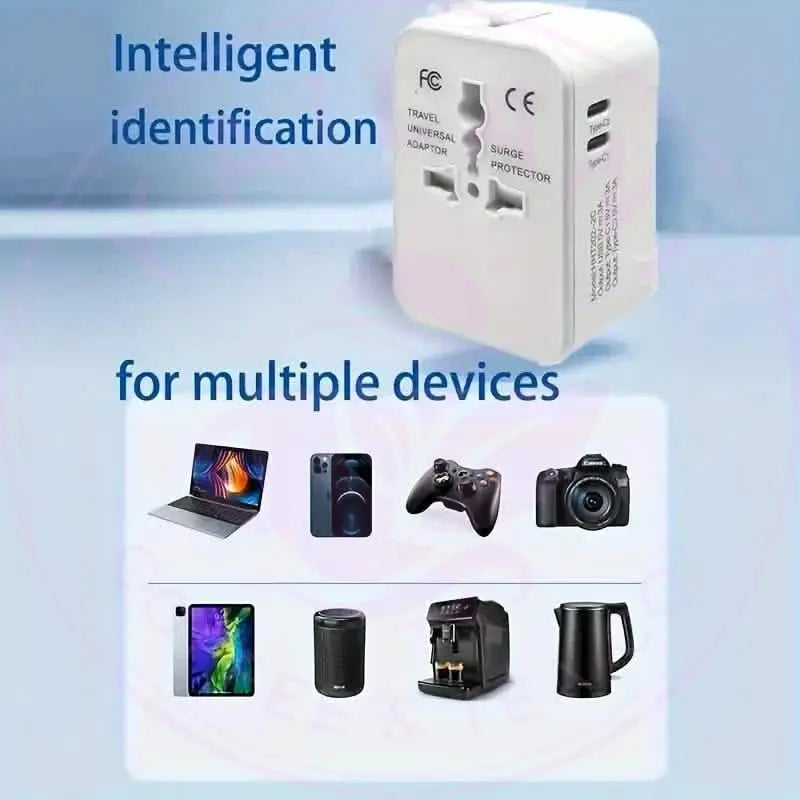 Travel Adapter Converter - All-in-One Worldwide Plug DailySale