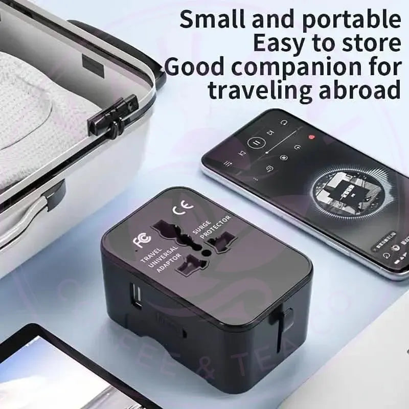 Travel Adapter Converter - All-in-One Worldwide Plug DailySale
