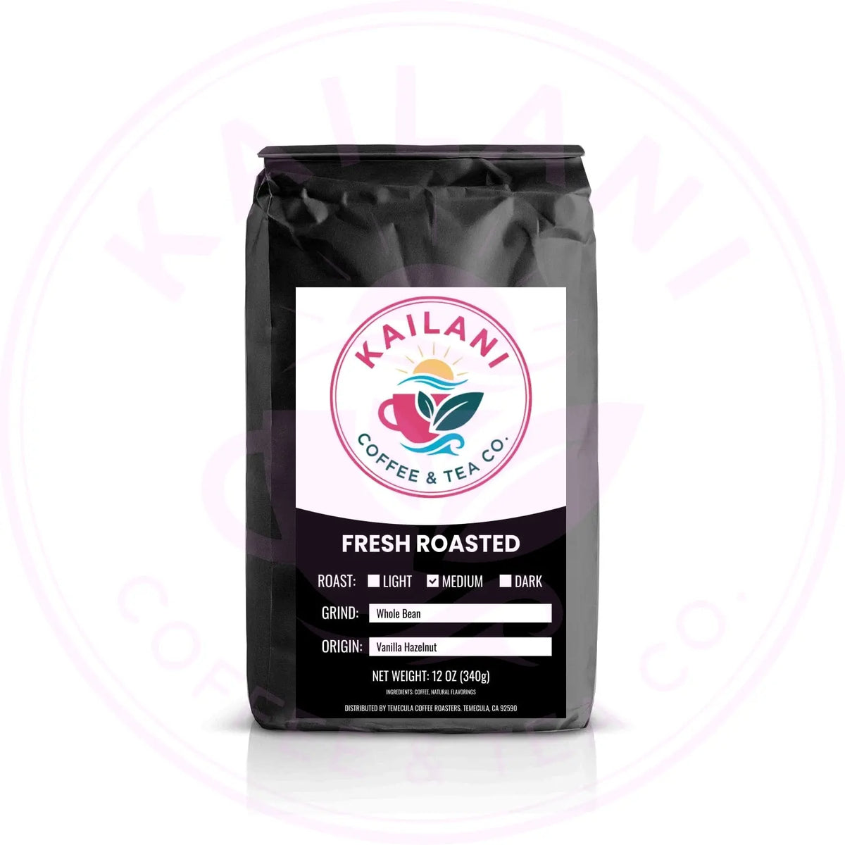 Vanilla Hazelnut Coffee - Smooth Medium Roast