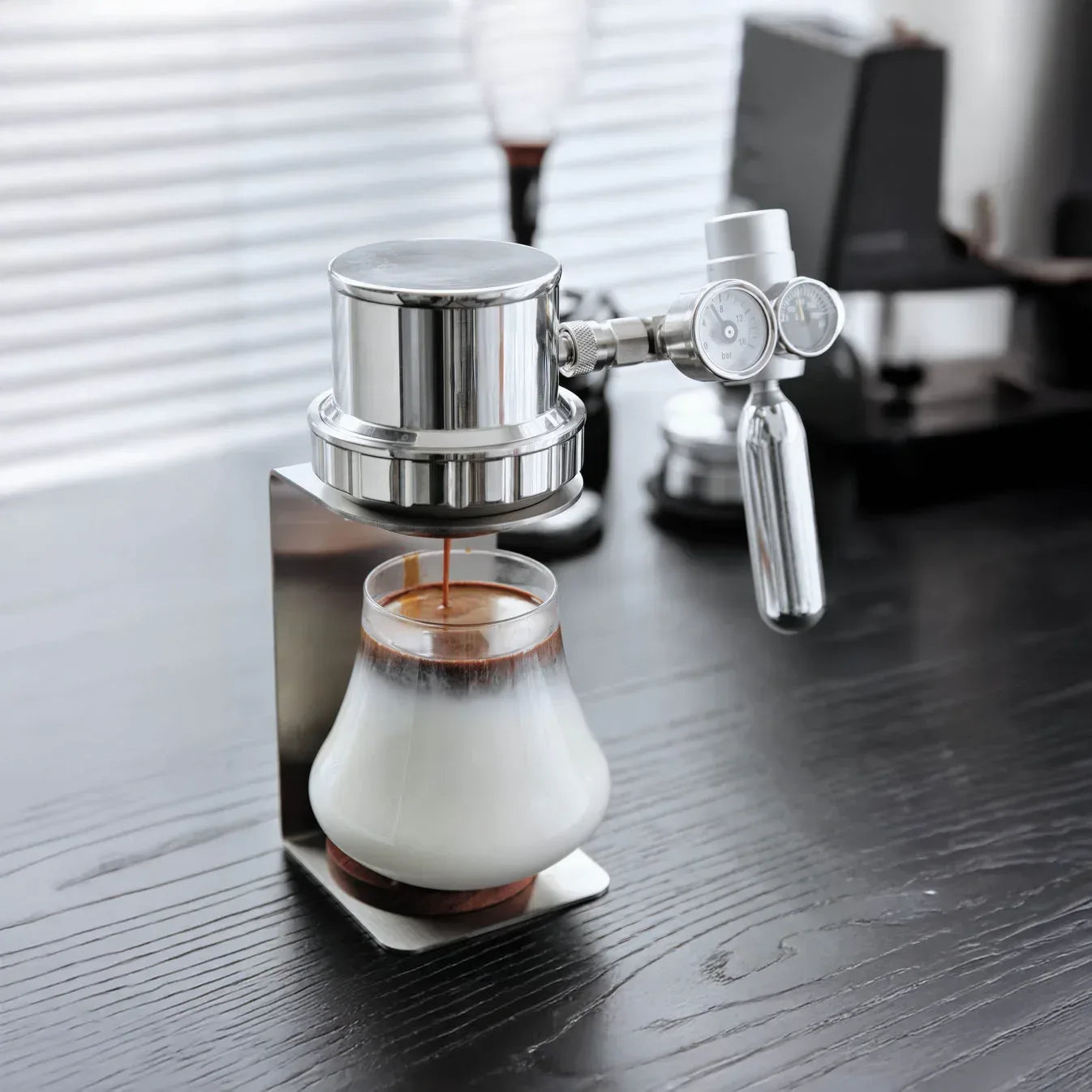 Lastaforest Pneumatic Espresso Machine - Pump Up Your Coffee Game! - Kailani Coffee & Tea Co.