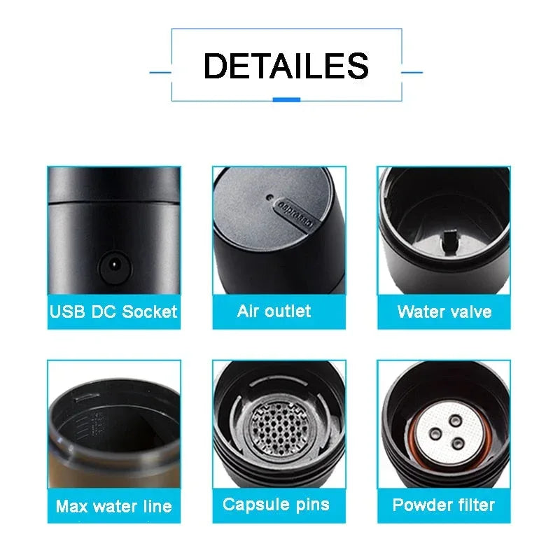 Portable Espresso Maker - Brew Barista-Quality Coffee Anywhere You Go! - Kailani Coffee & Tea Co.