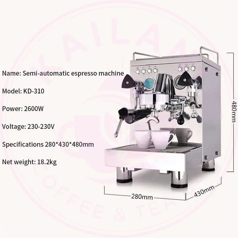 Full Semi-automatic Espresso Machine For Home And Business Use Royalessencelux