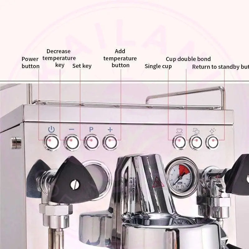 Full Semi-automatic Espresso Machine For Home And Business Use Royalessencelux