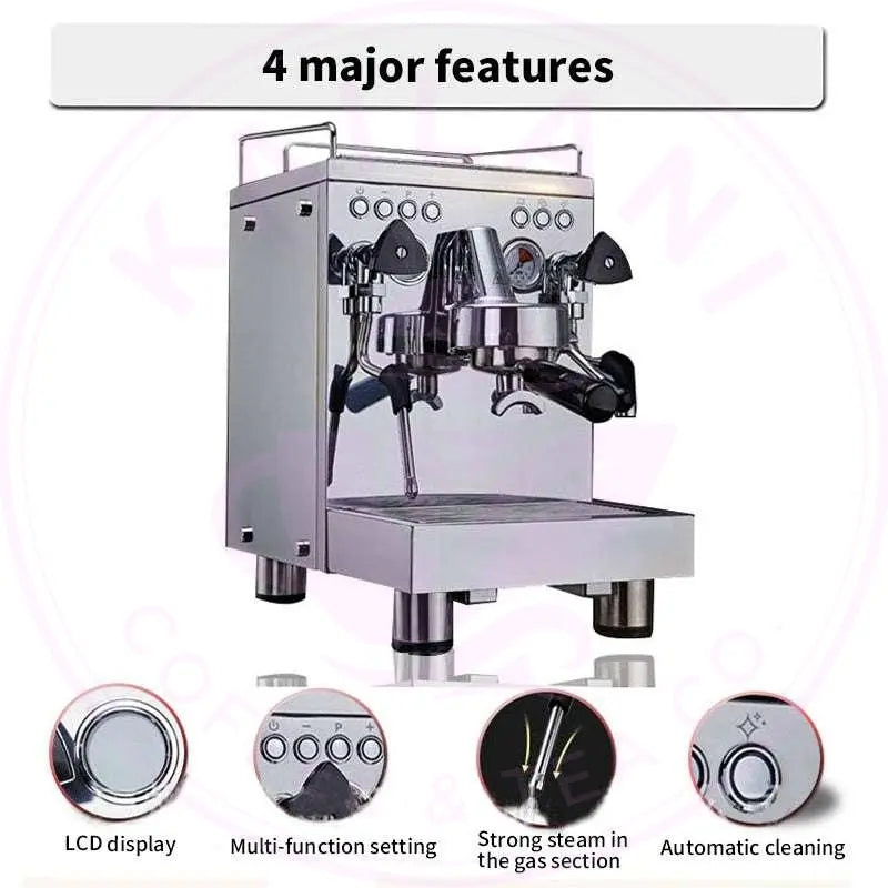 Full Semi-automatic Espresso Machine For Home And Business Use Royalessencelux