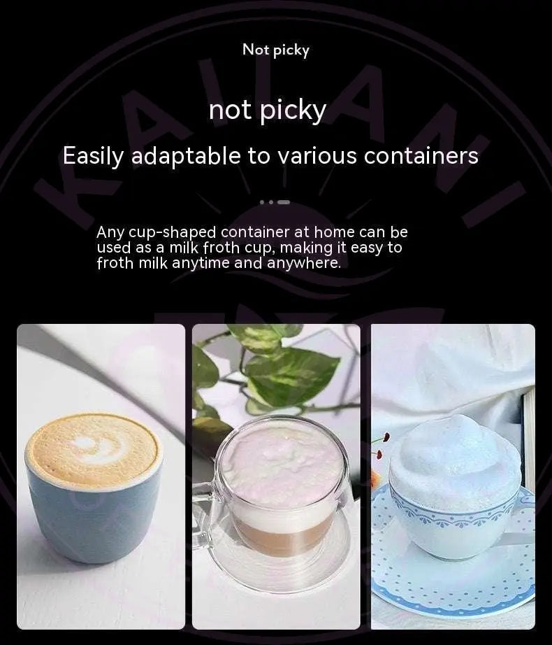 Milk Frother Egg Beater Coffee Frother Household Electric Milk Stirring Battery Handheld Blender Royalessencelux