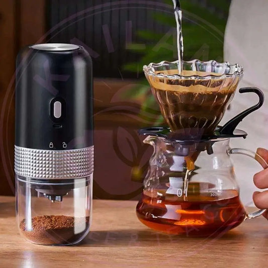 Electric Ceramic Coffee Grinder USB Charging Portable Outdoor Coffee Grinder Royalessencelux