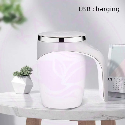 Rechargeable Model Automatic Stirring Cup Coffee Cup High Value Electric Stirring Cup Lazy Milkshake Rotating Magnetic Water Cup Royalessencelux