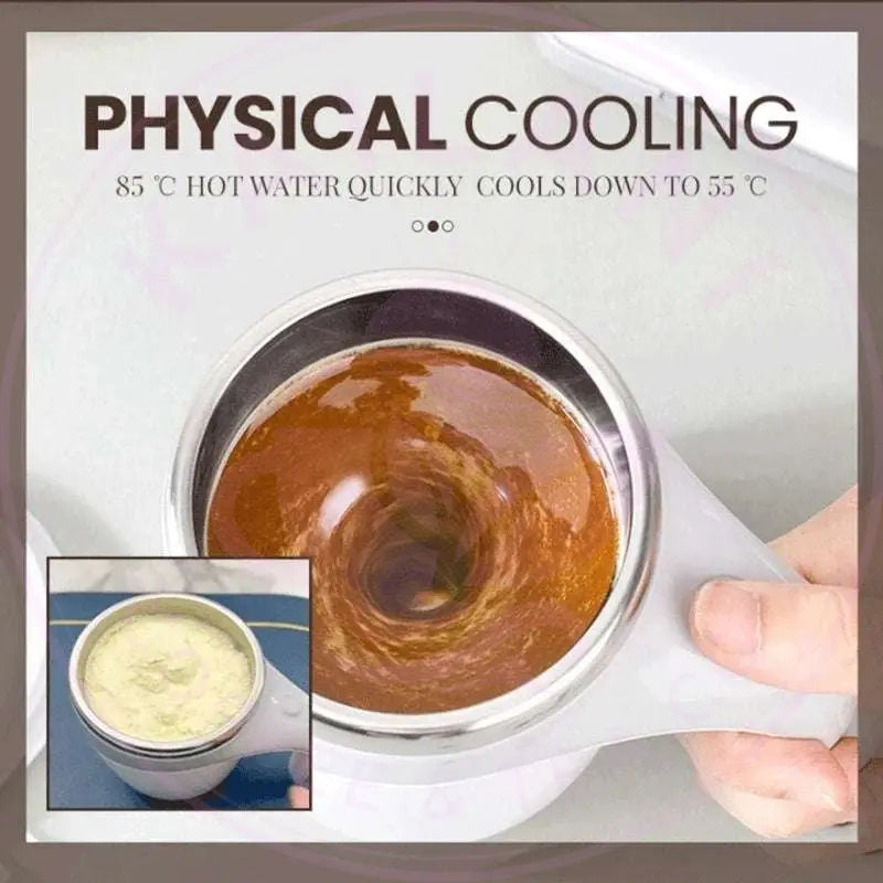 Rechargeable Model Automatic Stirring Cup Coffee Cup High Value Electric Stirring Cup Lazy Milkshake Rotating Magnetic Water Cup Royalessencelux